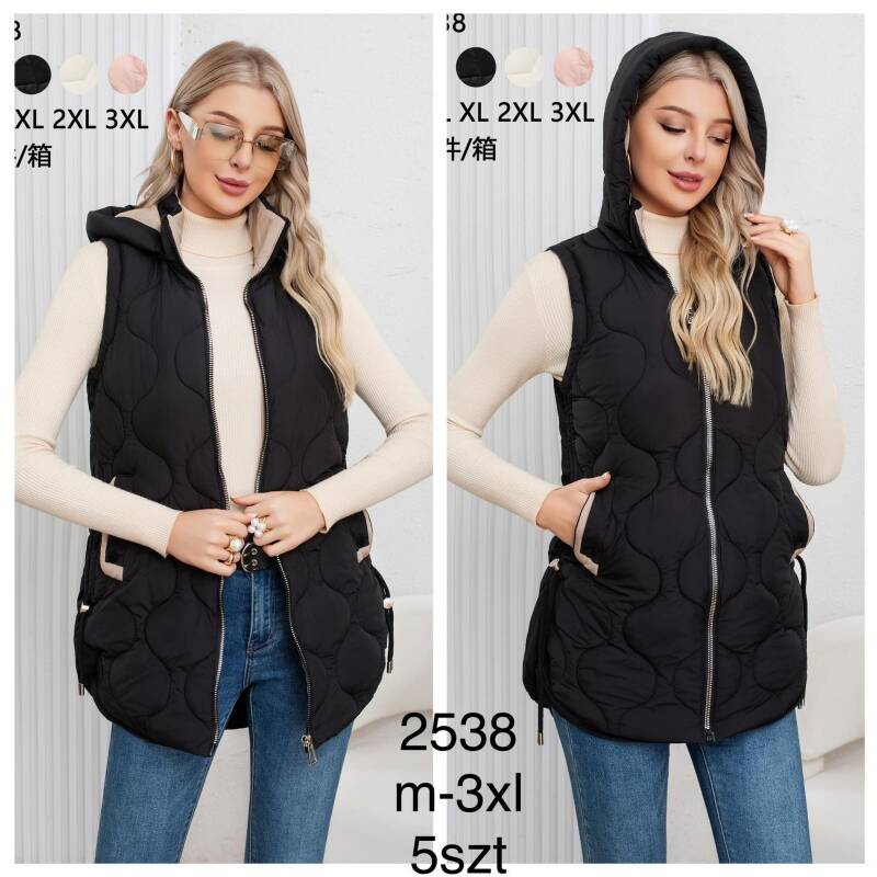 Kamizelki damskie Roz S-2XL, Mix Kolor .Paczka 5 szt